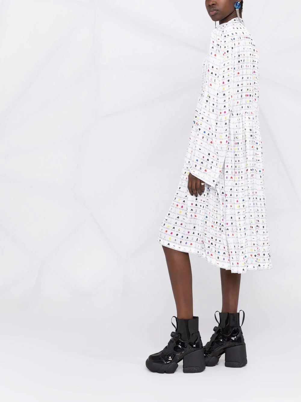 Balenciaga oversized scarf dress - Image 4