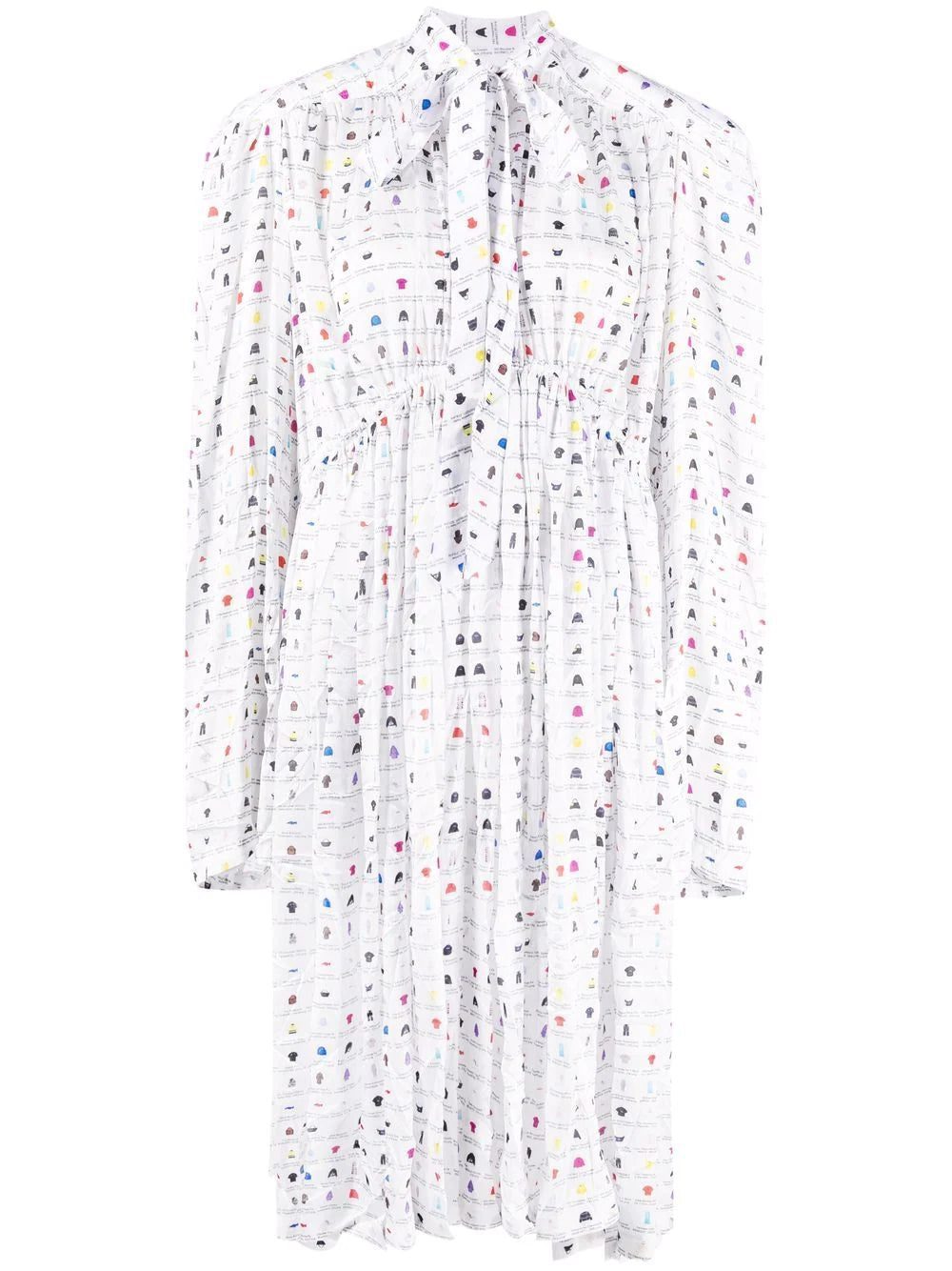 Balenciaga oversized scarf dress