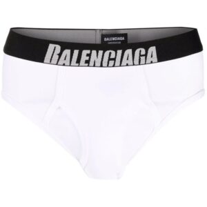 Balenciaga  logo-waist cotton briefs