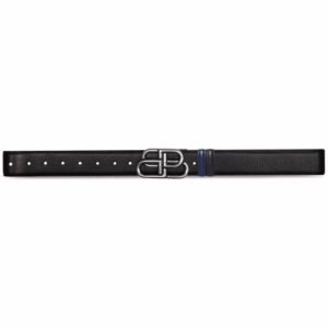 Balenciaga BB buckle leather belt