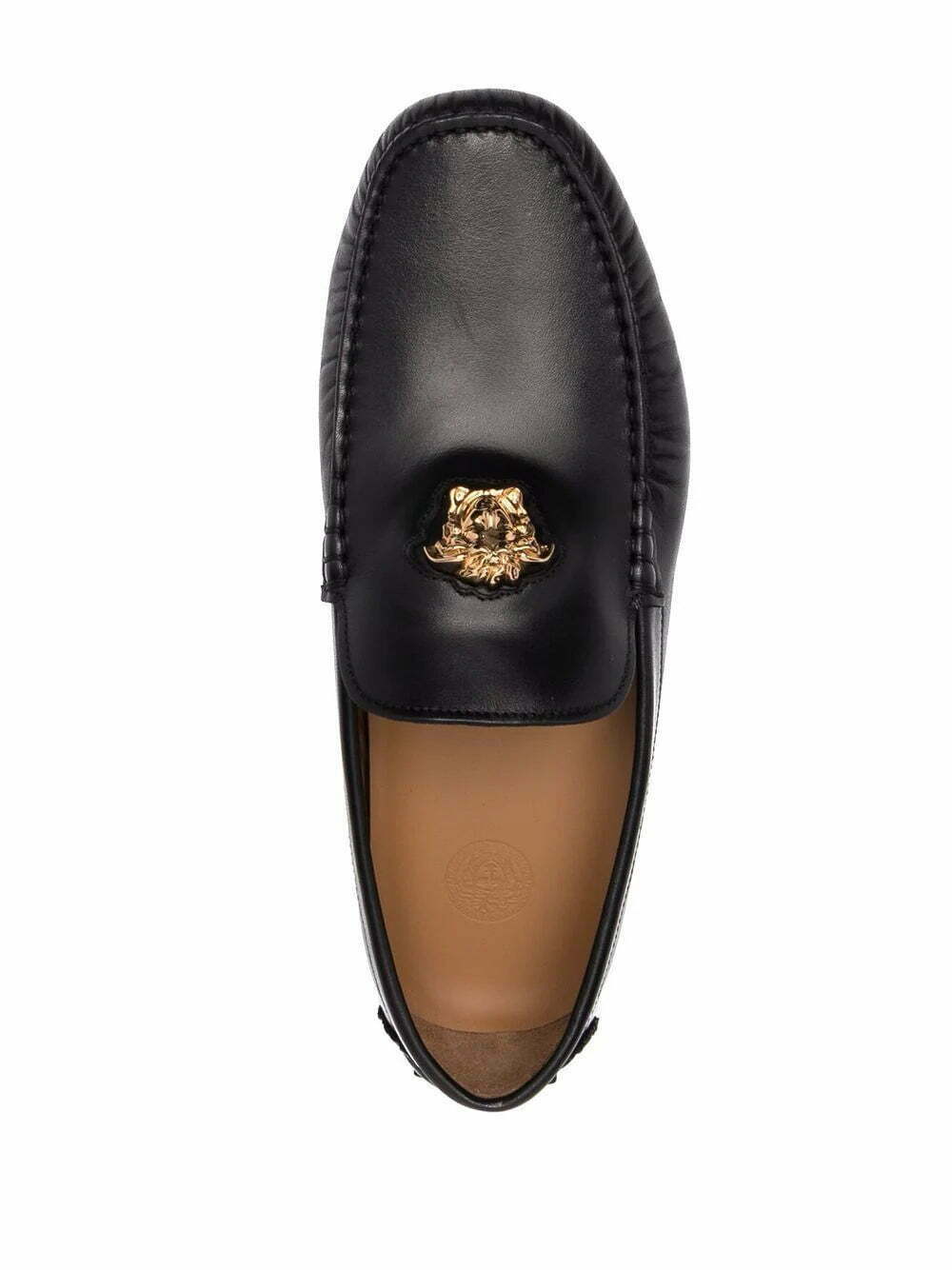 Versace Medusa Head leather loafers - Image 4