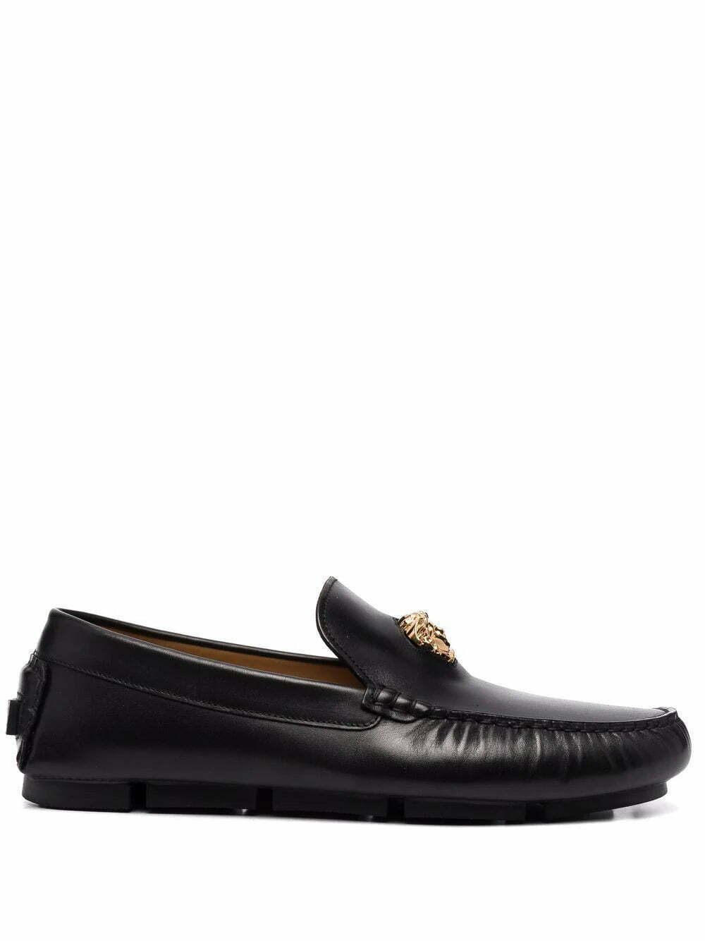 Versace Medusa Head leather loafers