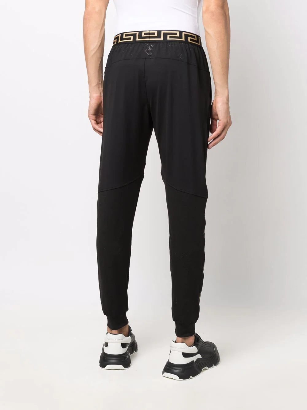 Versace Greca-detailing slip-on performance track trousers - Image 4