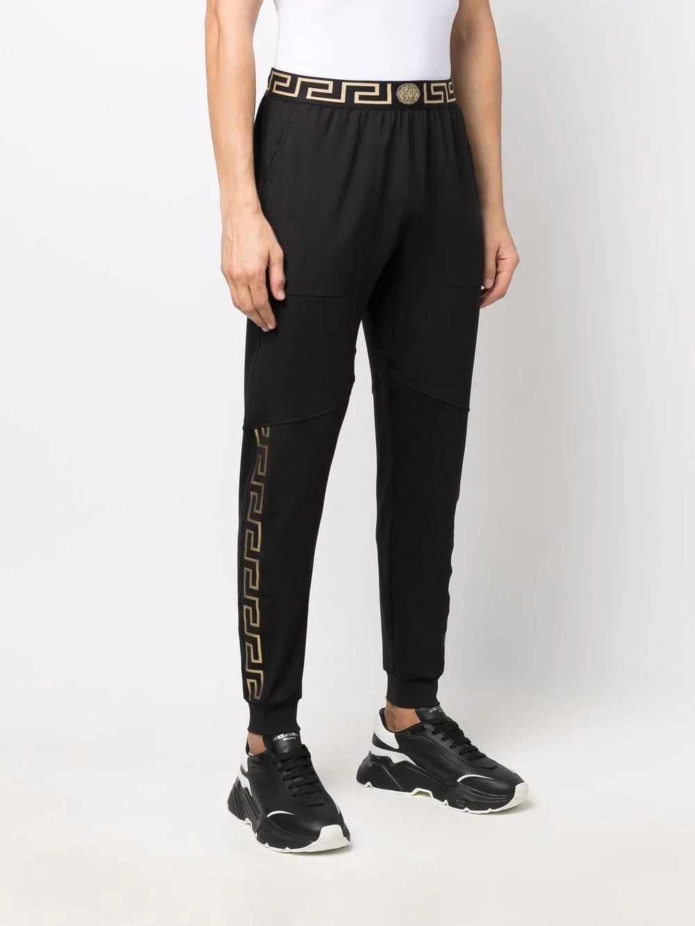 Versace Greca-detailing slip-on performance track trousers - Image 3