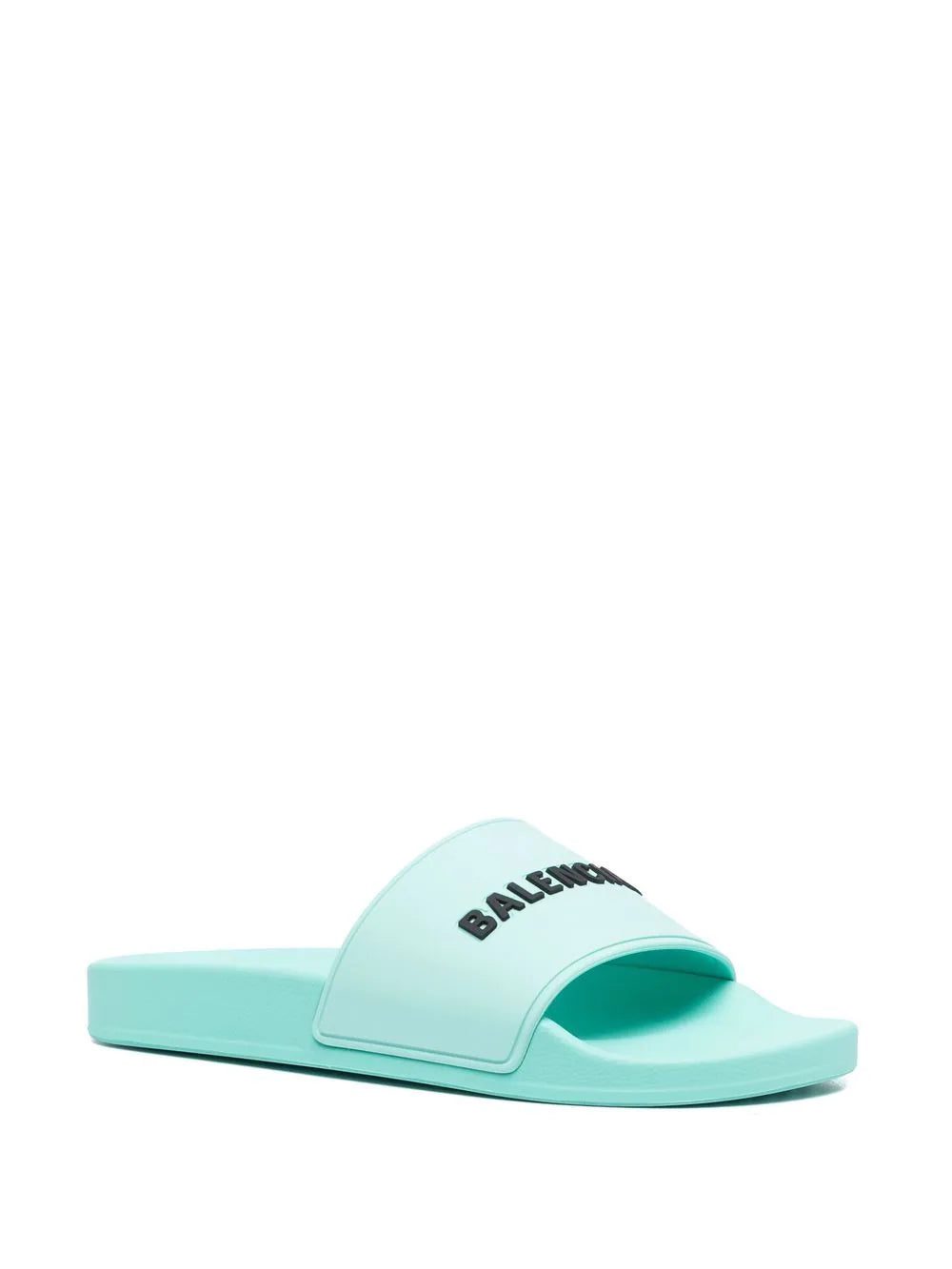 Balenciaga raised logo pool slides - Image 2