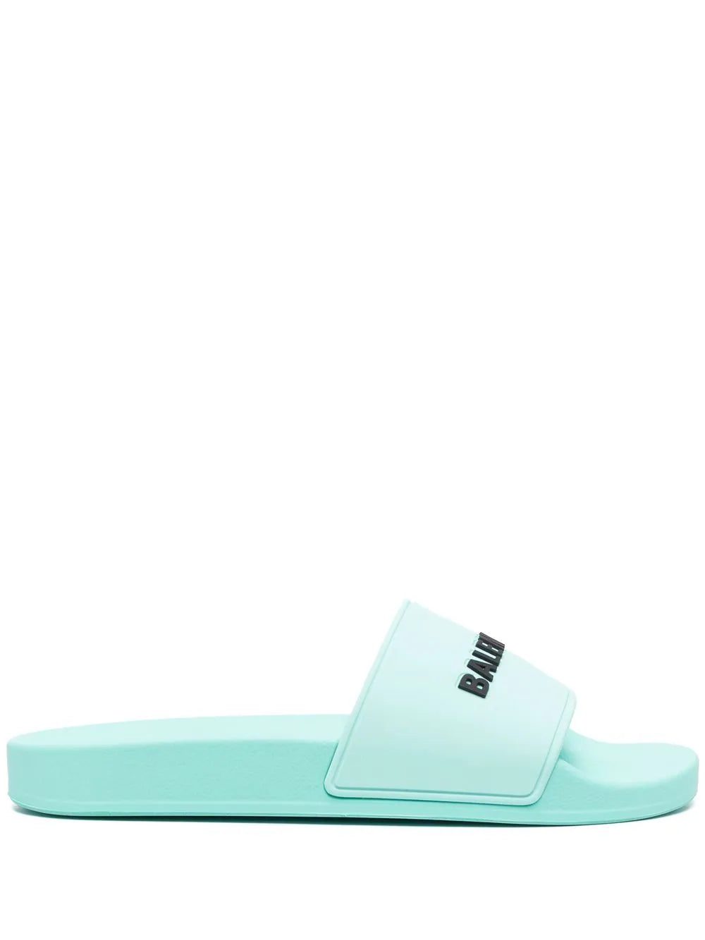 Balenciaga raised logo pool slides