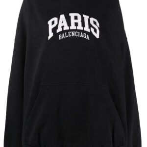 Balenciaga  logo-print pullover hoodie