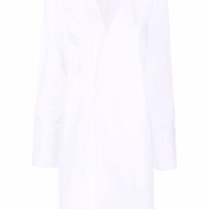 Off-White long-sleeve shirt dress