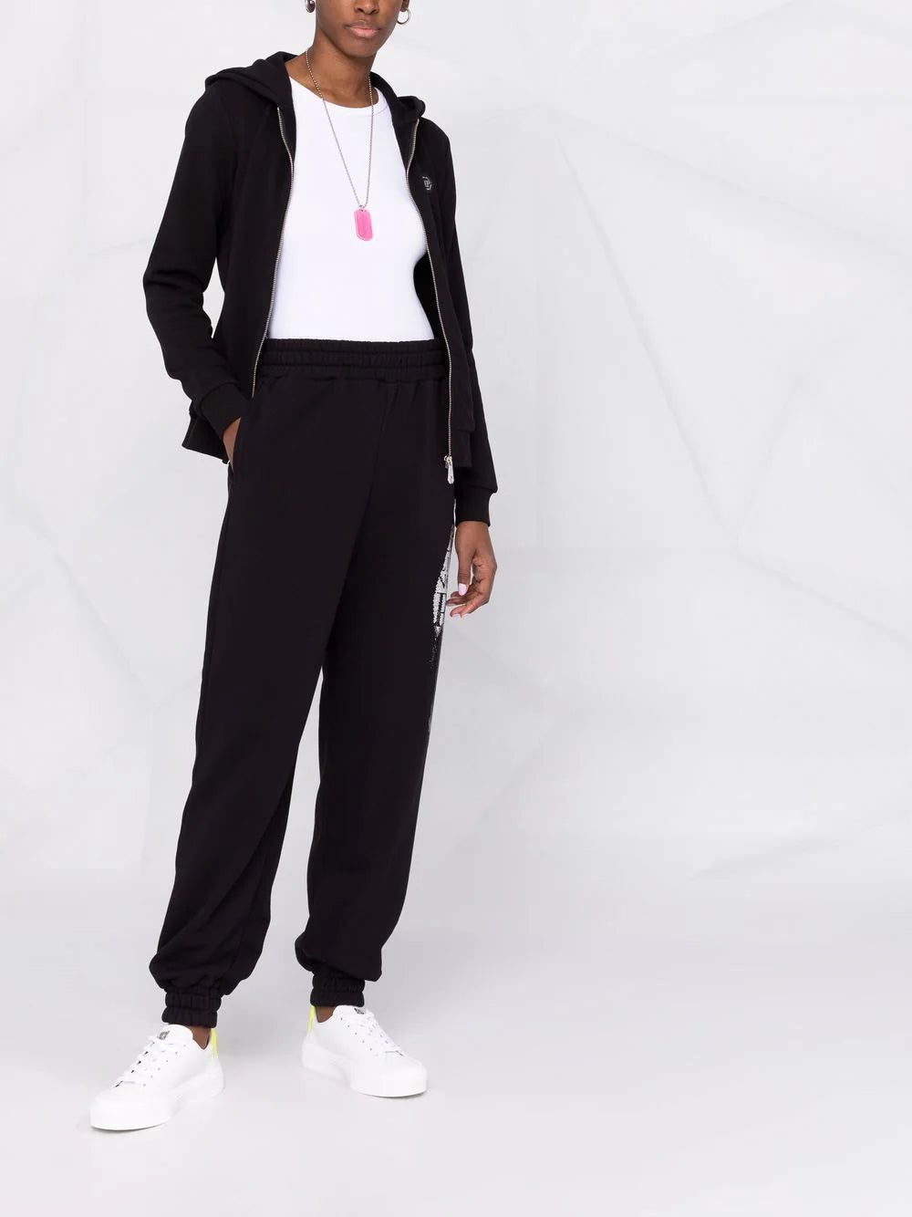 Philipp Plein sequin embellished skull tracksuit set - Image 2