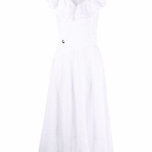 Philipp Plein lace-design midi dress