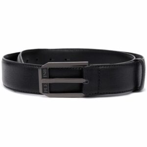 Louis Vuitton Saffiano leather buckled belt