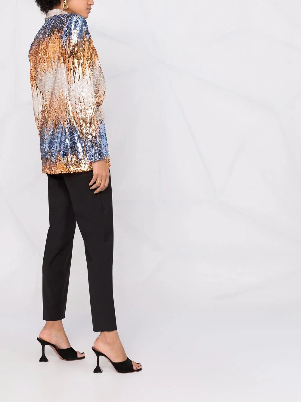 Philipp Plein sequin single-breasted blazer - Image 4