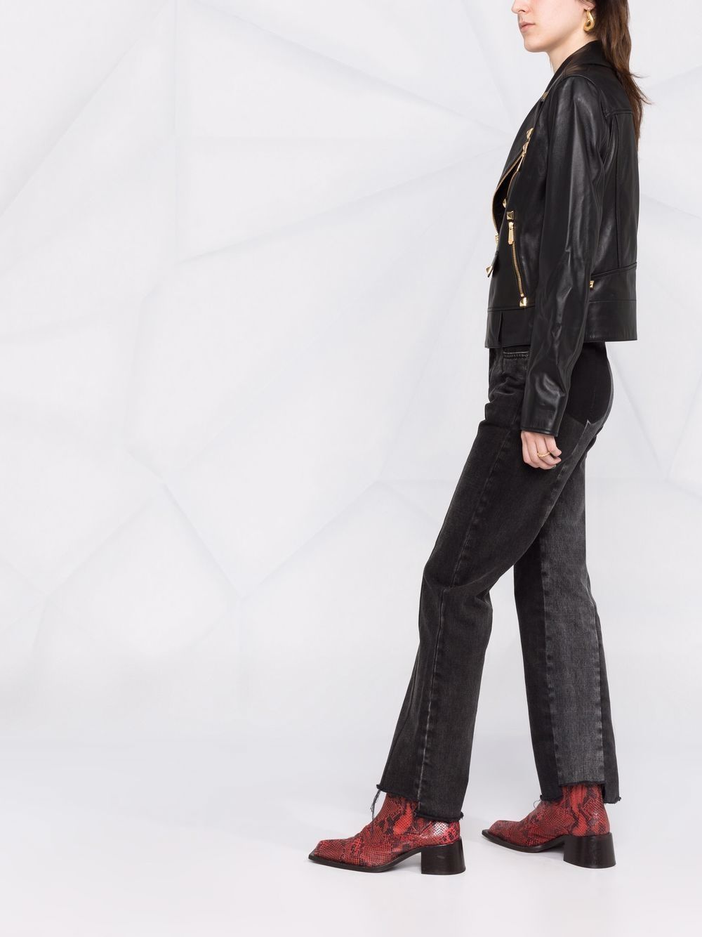 Philipp Plein studded biker jacket - Image 4