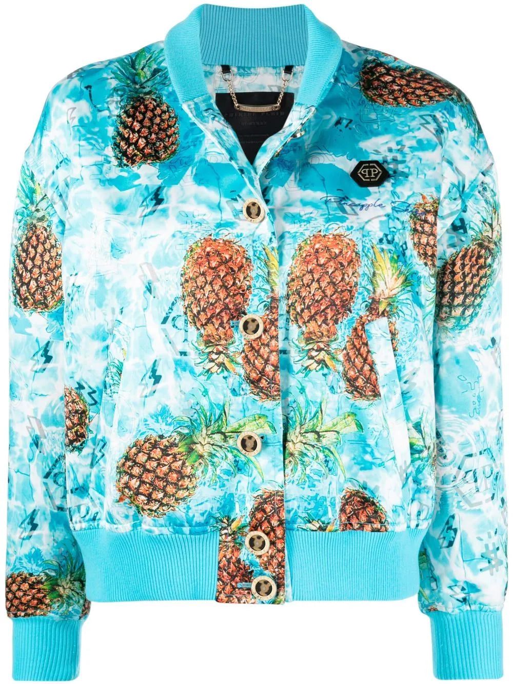 Philipp Plein Pineapple Skies bomber jacket