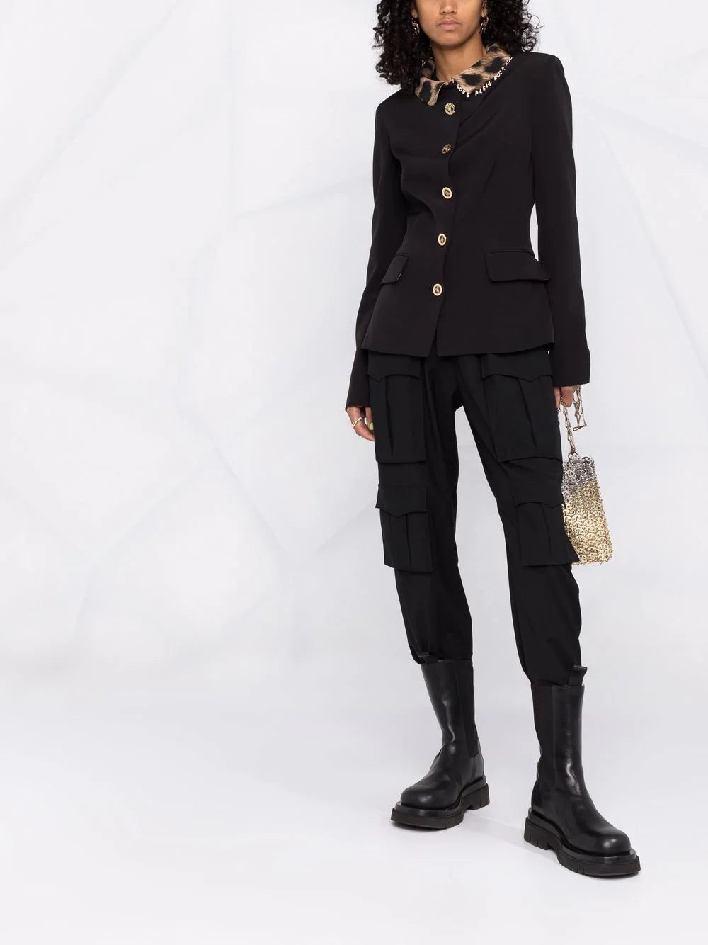 Philipp Plein leopard collar Cady jacket - Image 2