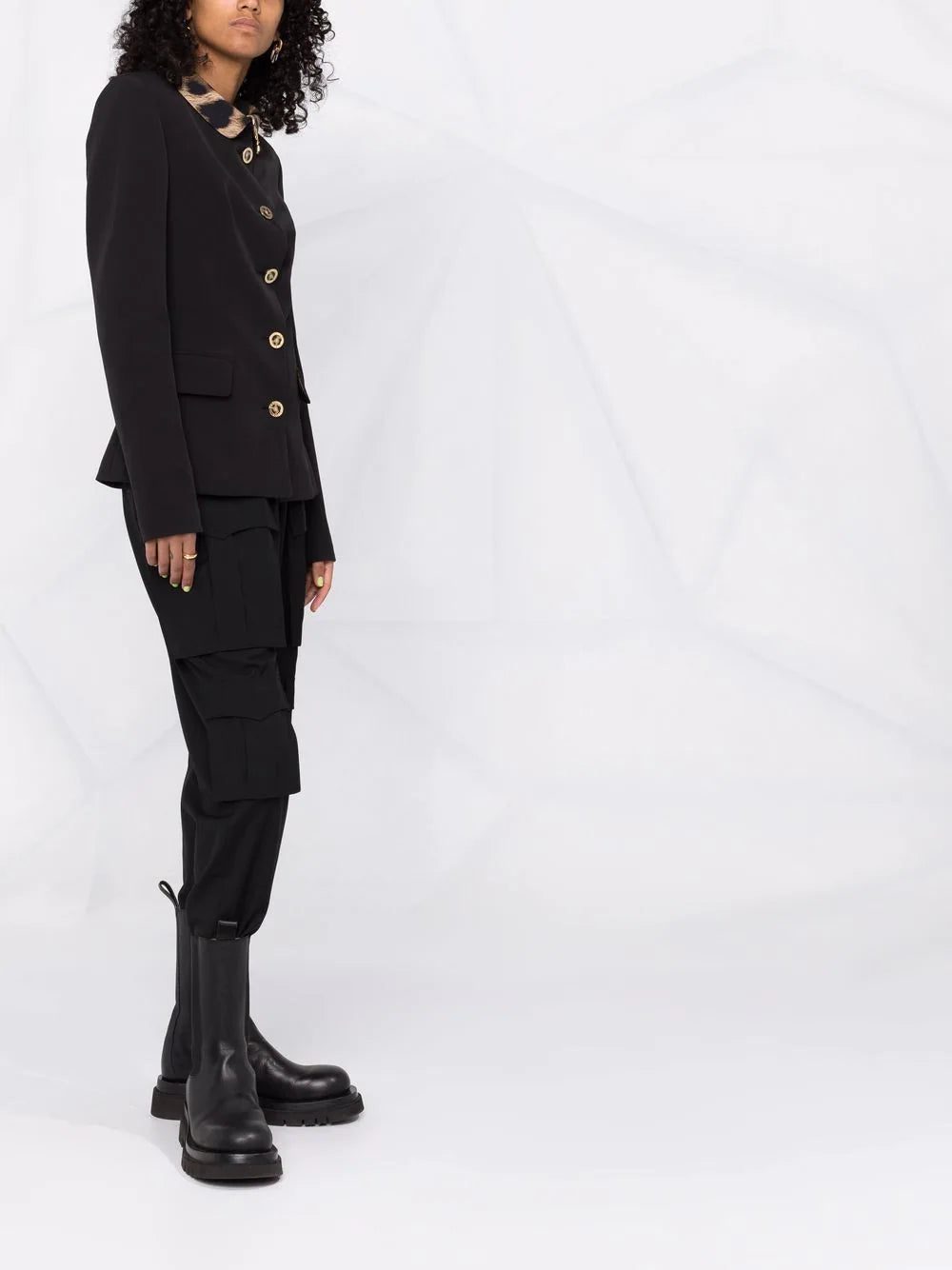 Philipp Plein leopard collar Cady jacket - Image 4