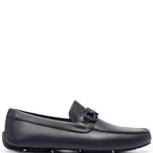 Ferragamo  embossed-logo leather loafers