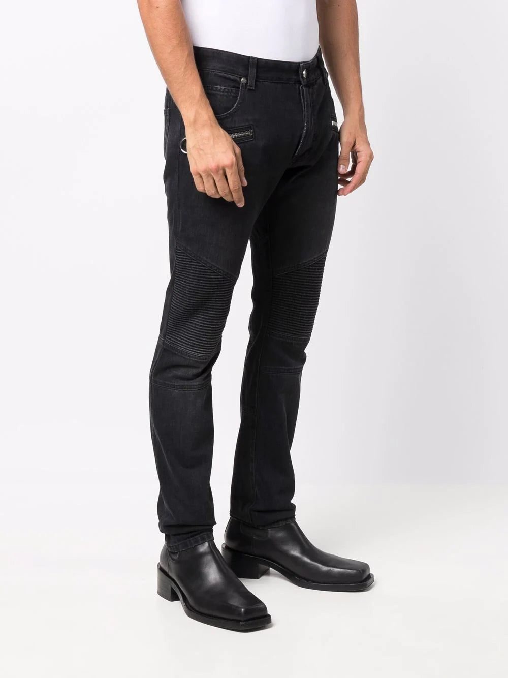 Balmain skinny-fit biker jeans - Image 3