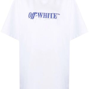 Off-White logo-print T-shirt dress