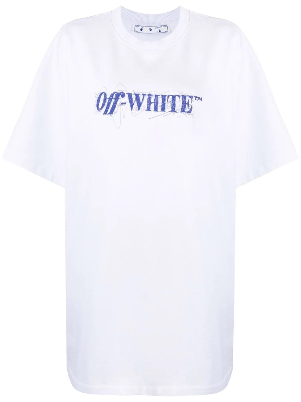 Off-White logo-print T-shirt dress