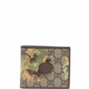 Gucci Interlocking G rose-print cardholder