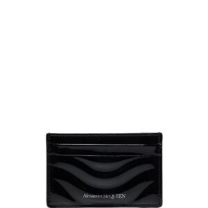 Alexander McQueen patent leather cardholder
