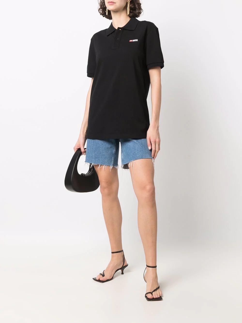 Diesel logo-print polo shirt - Image 3