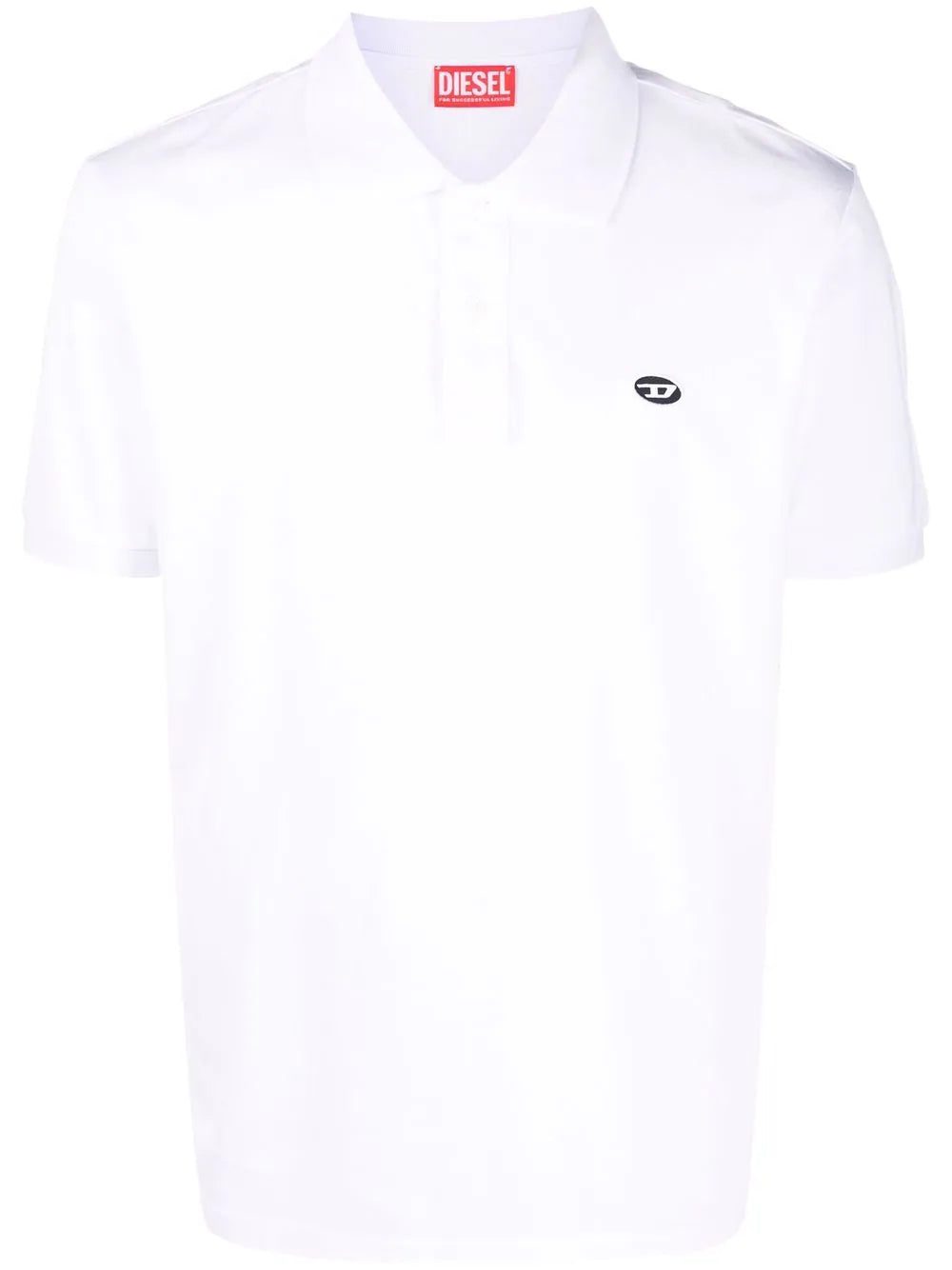 Diesel embroidered-logo polo shirt