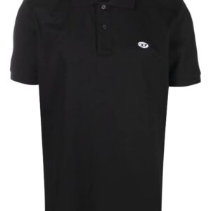 Diesel logo-patch polo shirt