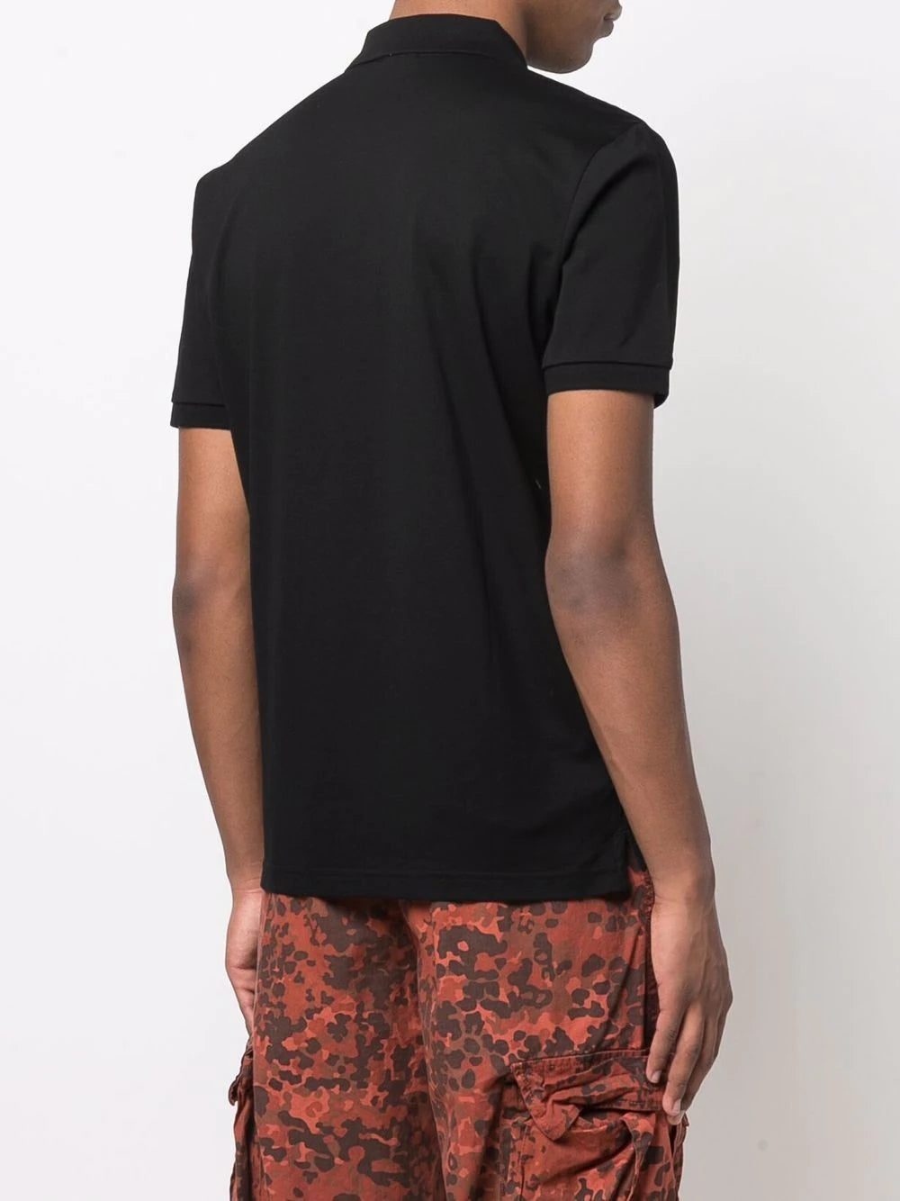 Diesel logo-patch polo shirt - Image 4