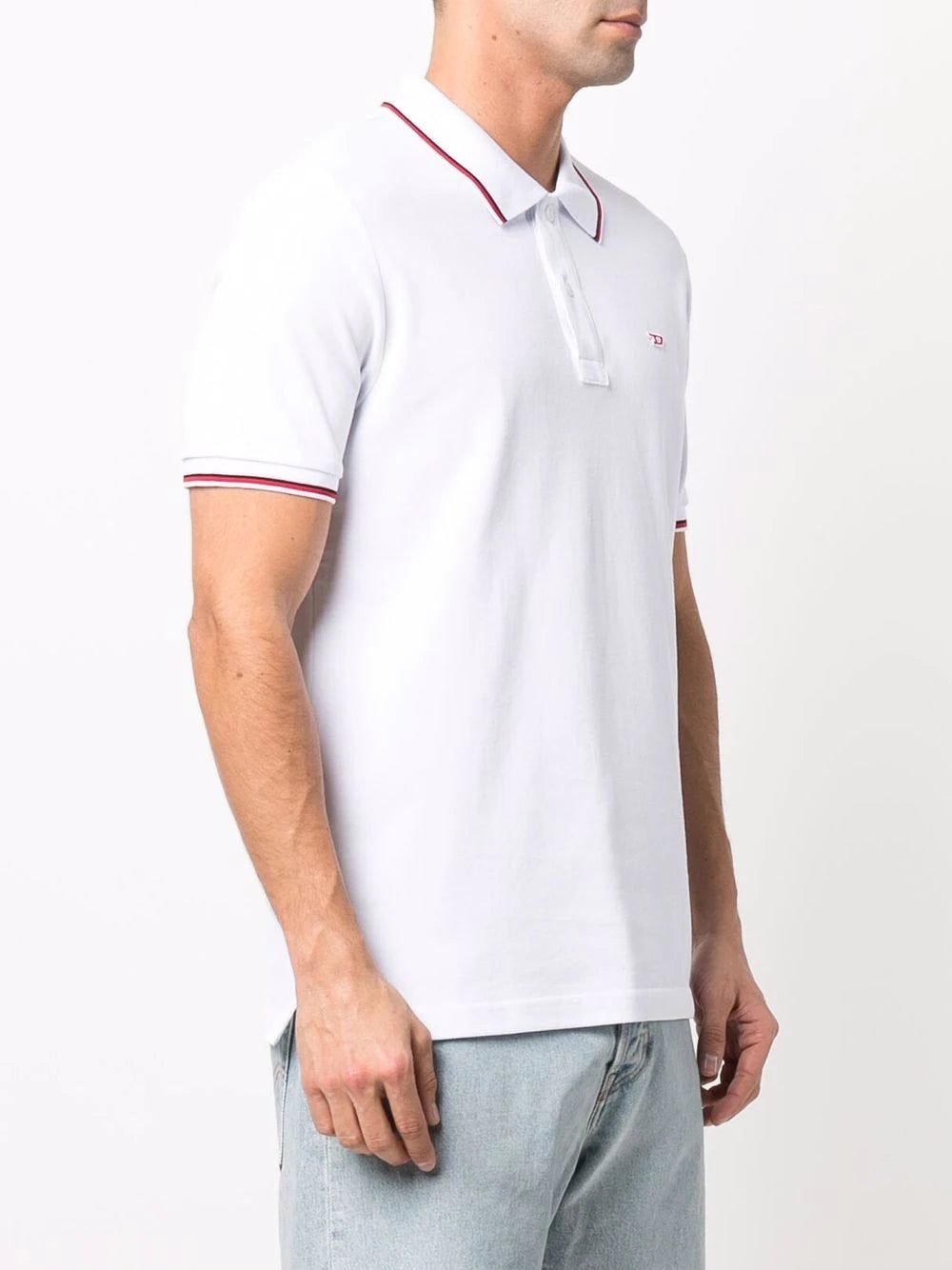 Diesel embroidered-logo polo shirt - Image 4