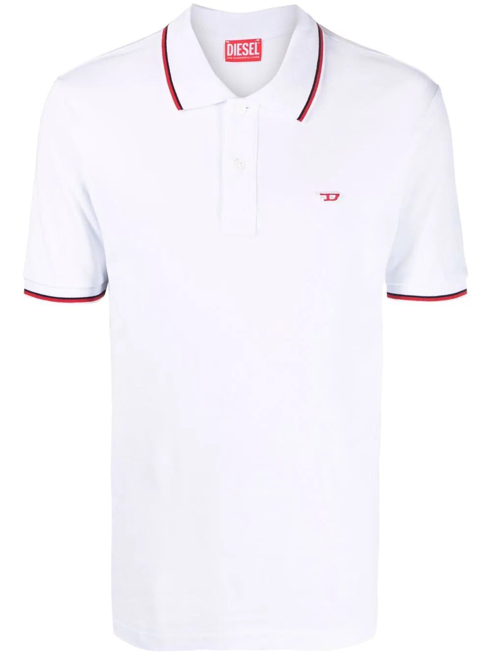 Diesel embroidered-logo polo shirt