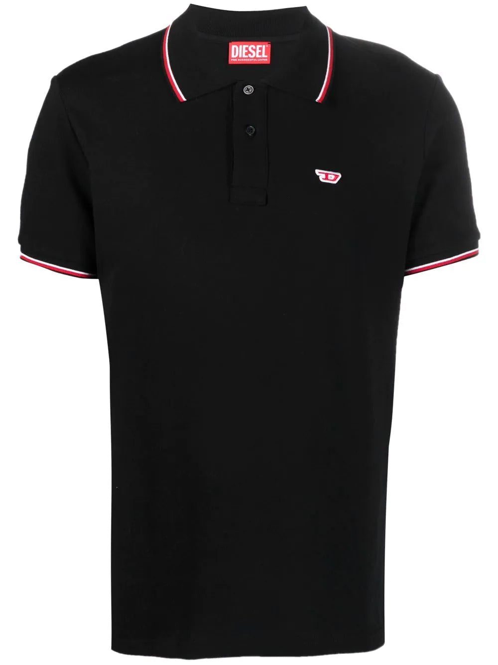 Diesel embroidered-logo polo shirt
