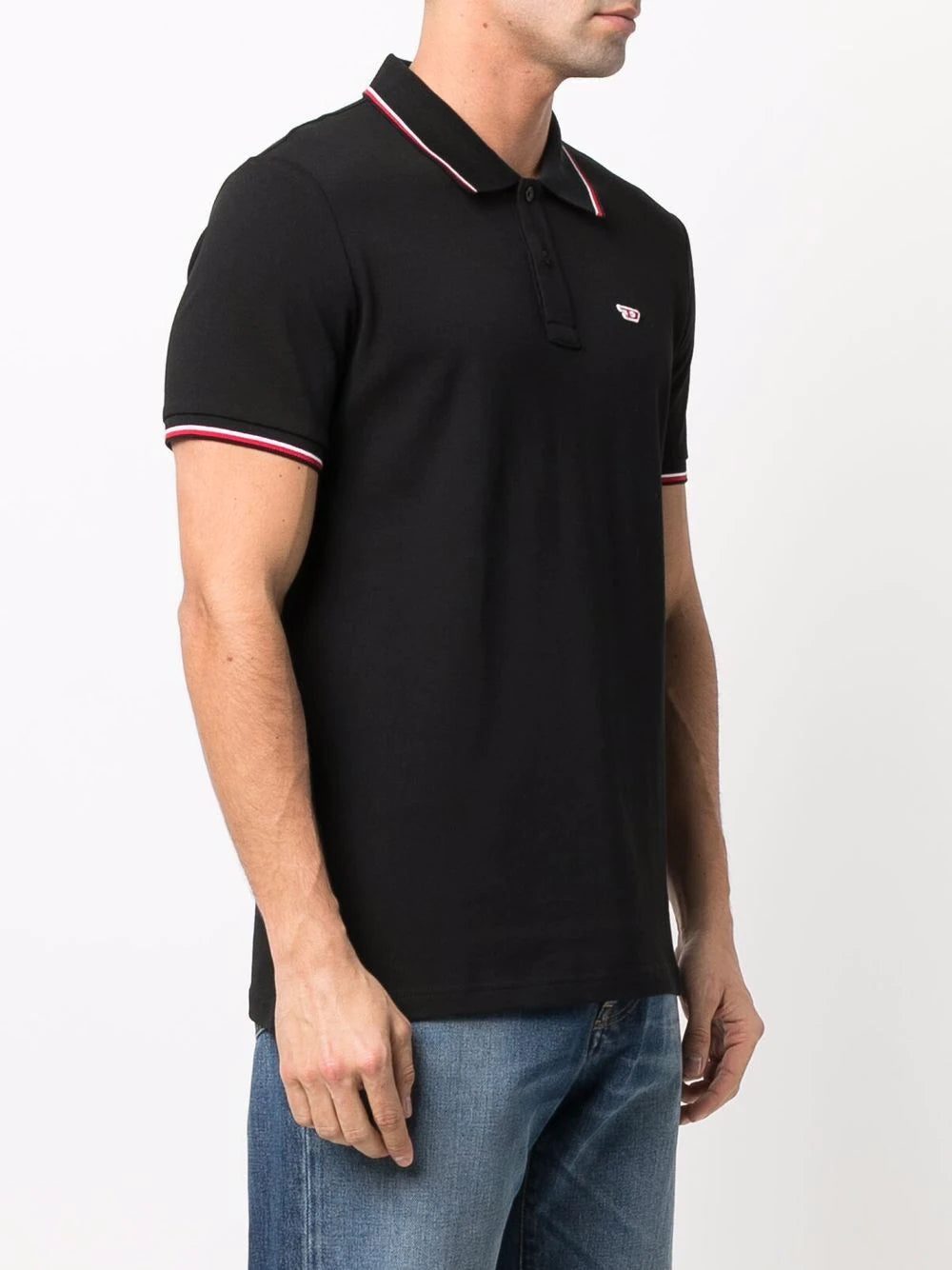Diesel embroidered-logo polo shirt - Image 4
