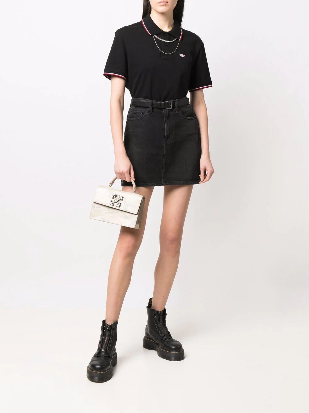 Diesel embroidered-logo polo shirt - Image 3