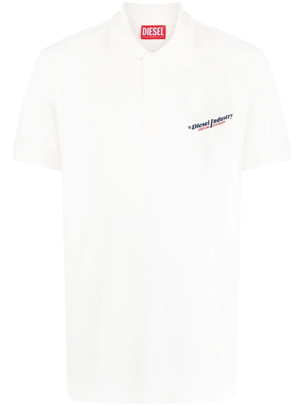 Diesel logo-print short-sleeved polo shirt