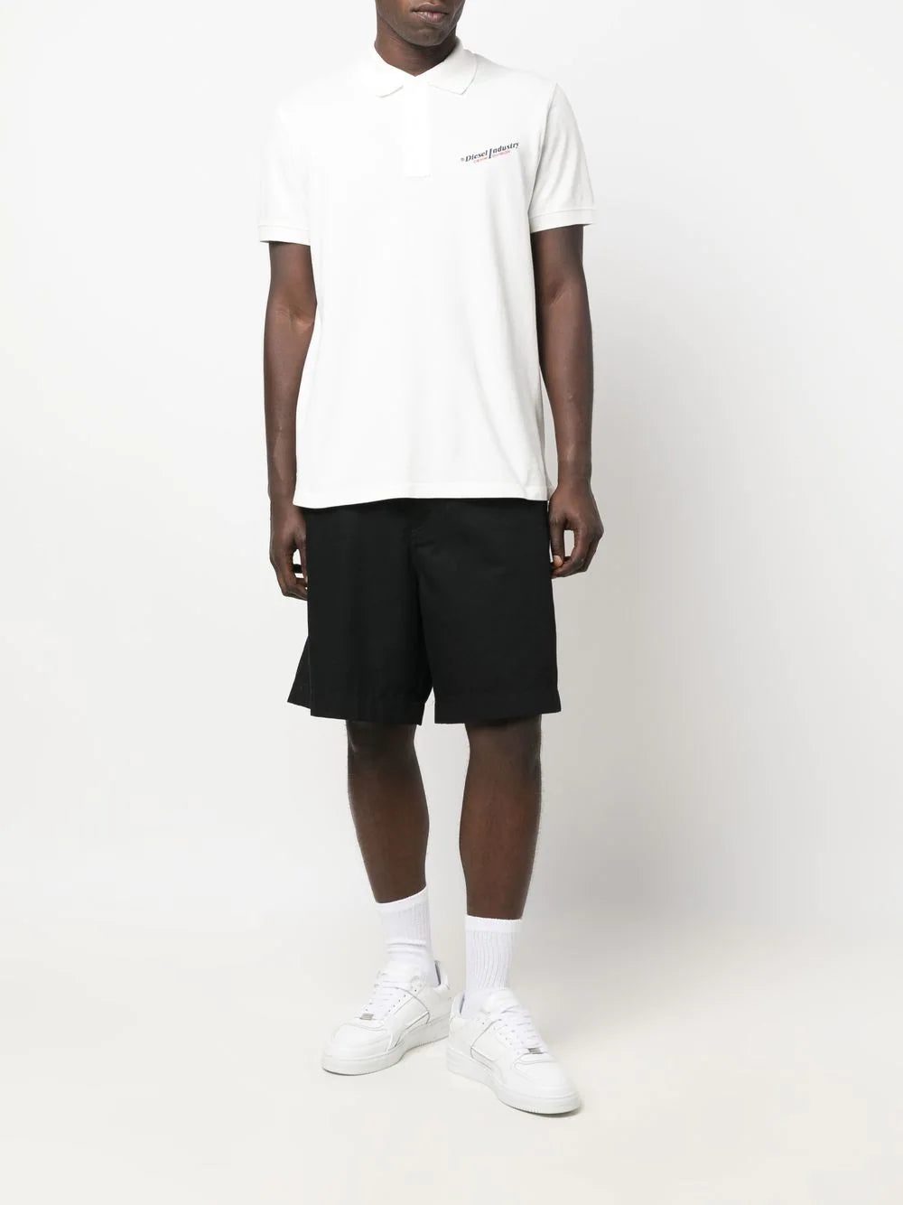 Diesel logo-print short-sleeved polo shirt - Image 2