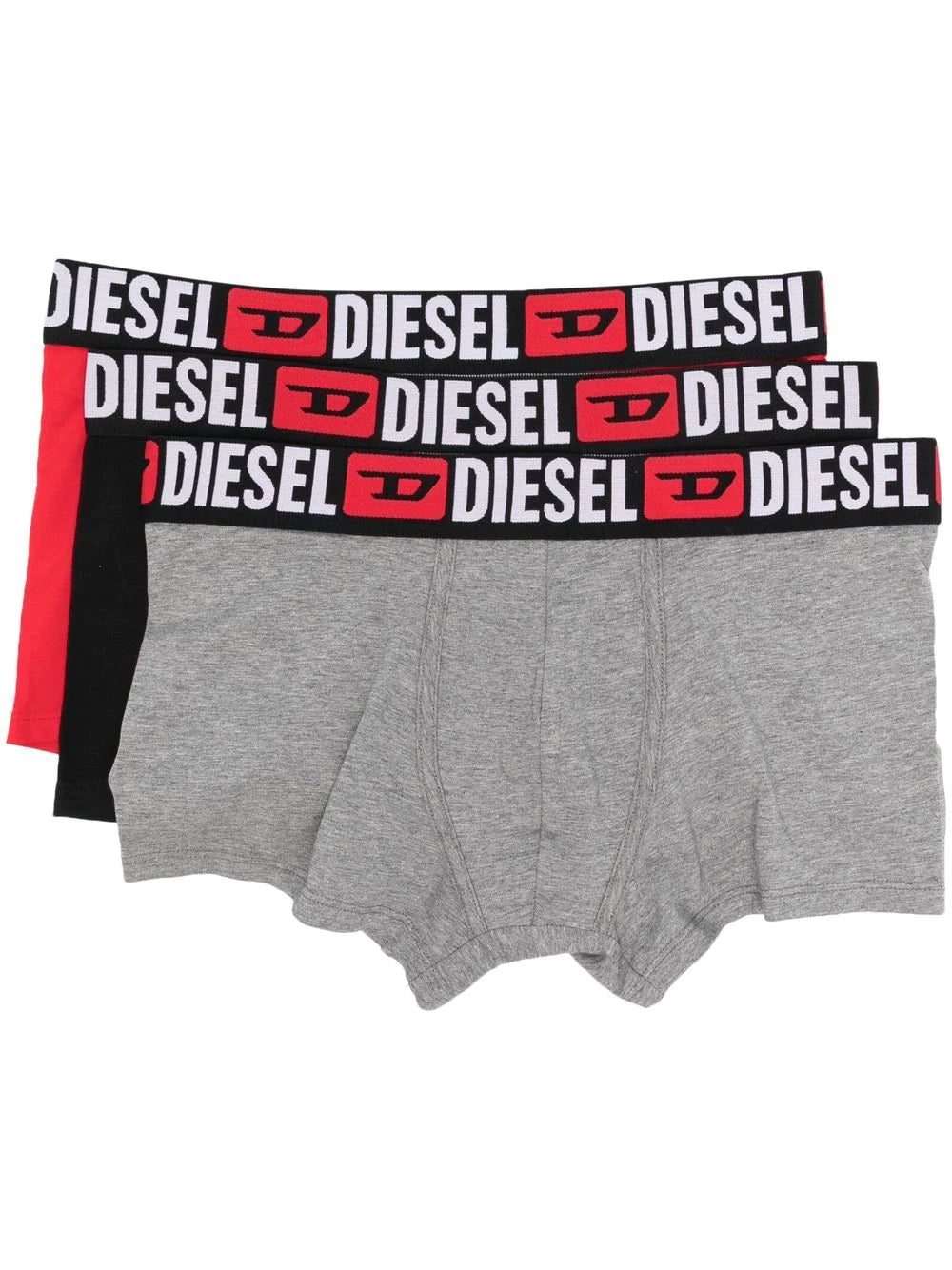 Diesel logo-waistband boxer pack