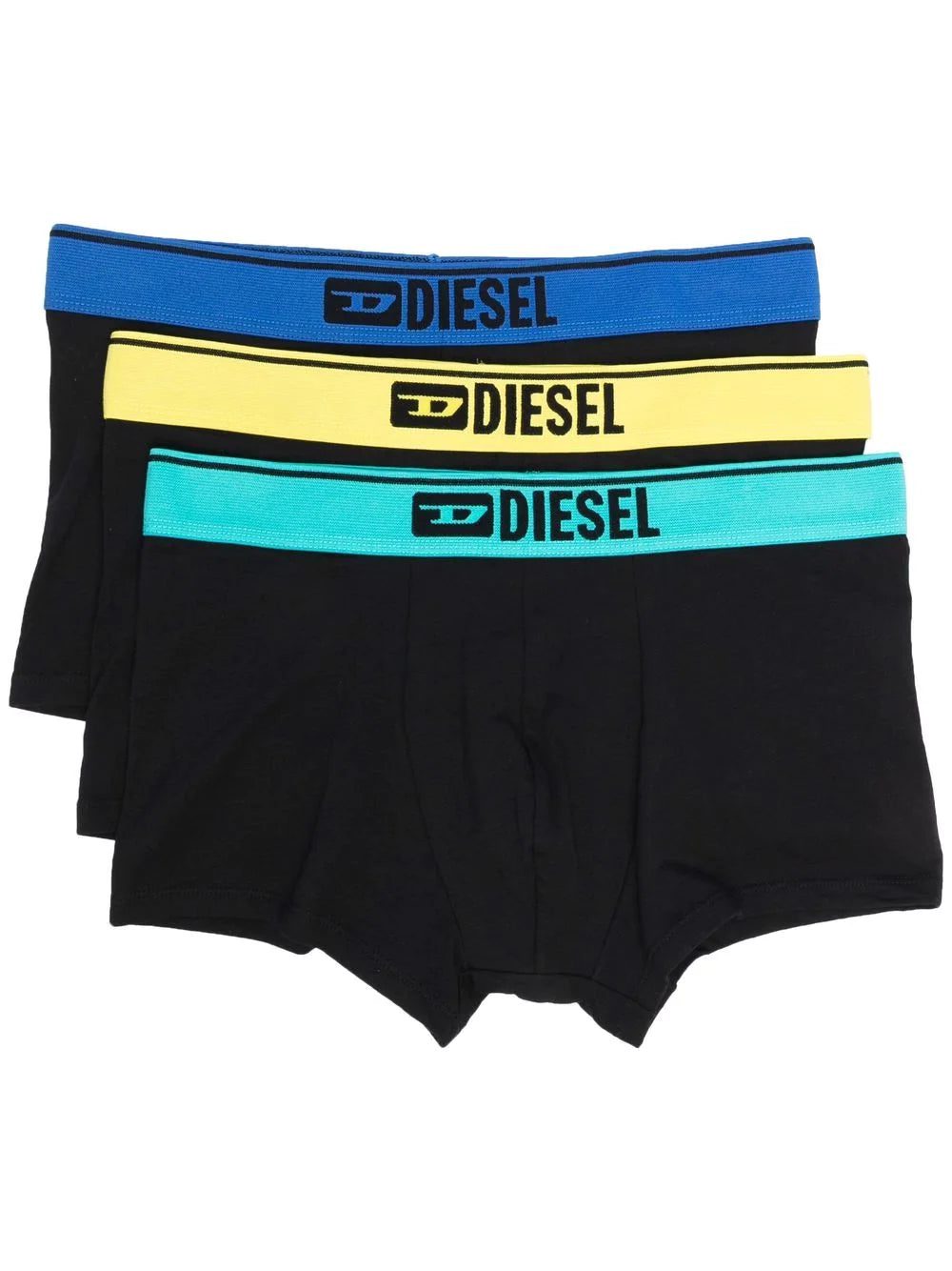 Diesel logo-waist boxers (set of three)