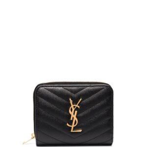 Saint Laurent compact zip around wallet