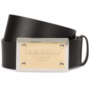 Louis Vuitton logo-buckle leather belt