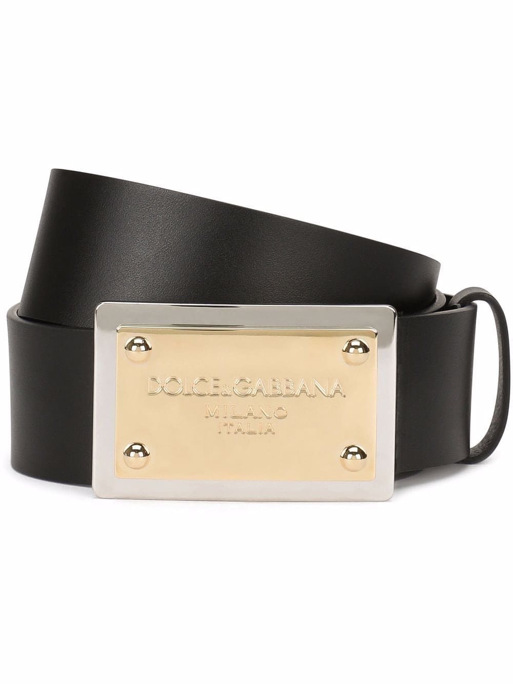Louis Vuitton logo-buckle leather belt