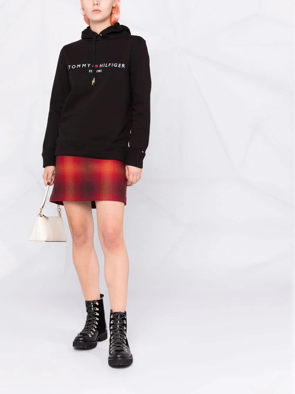 Tommy Hilfiger logo-print drawstring hoodie - Image 2