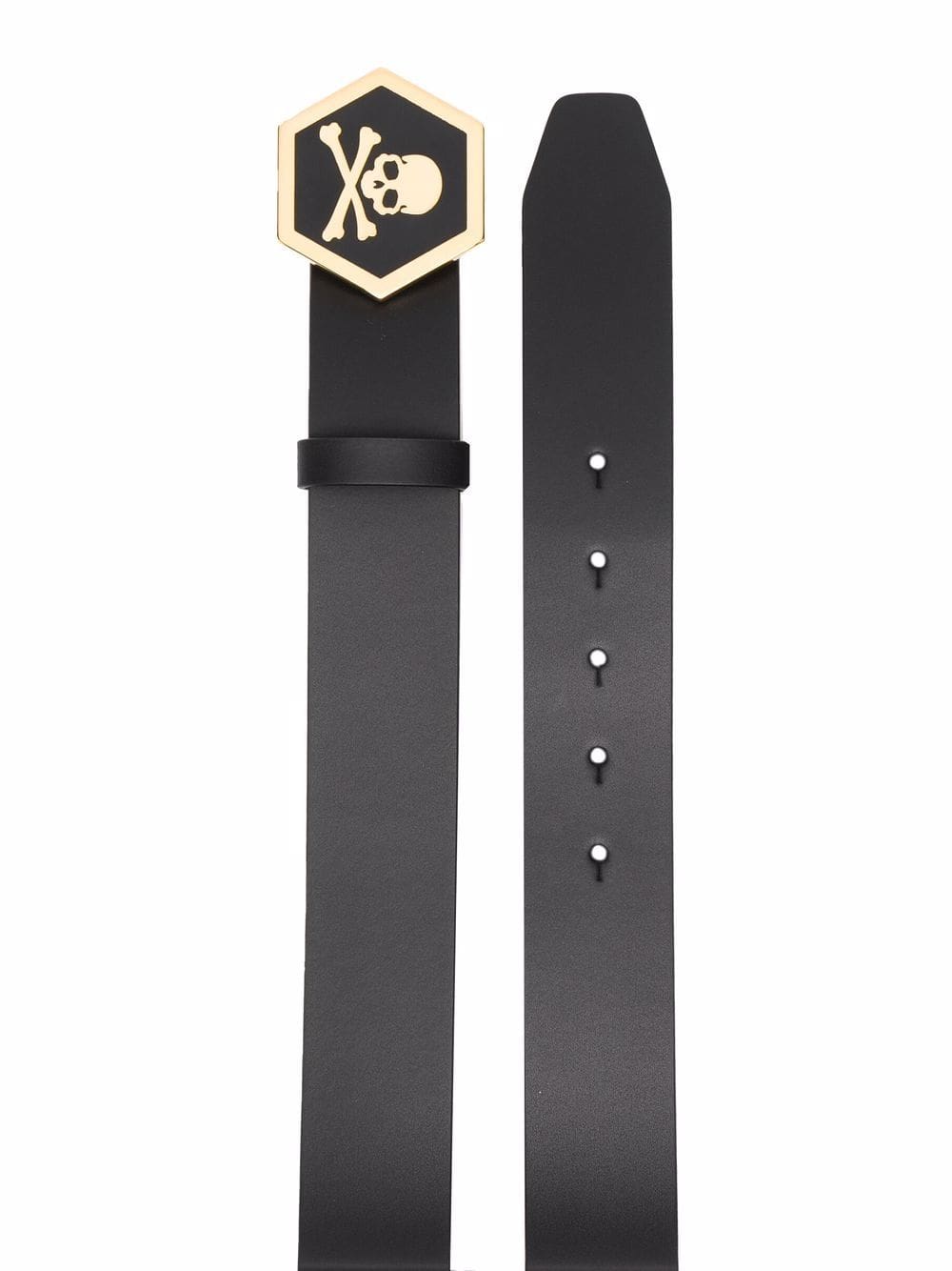 Louis Vuitton Bleather skull-buckle belt - Image 2