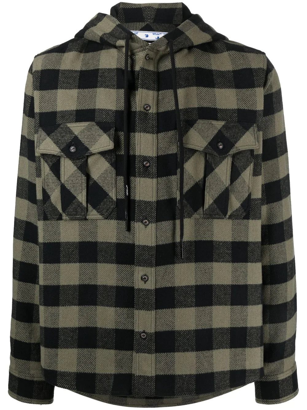 Off-white Arrow-print check shirt
