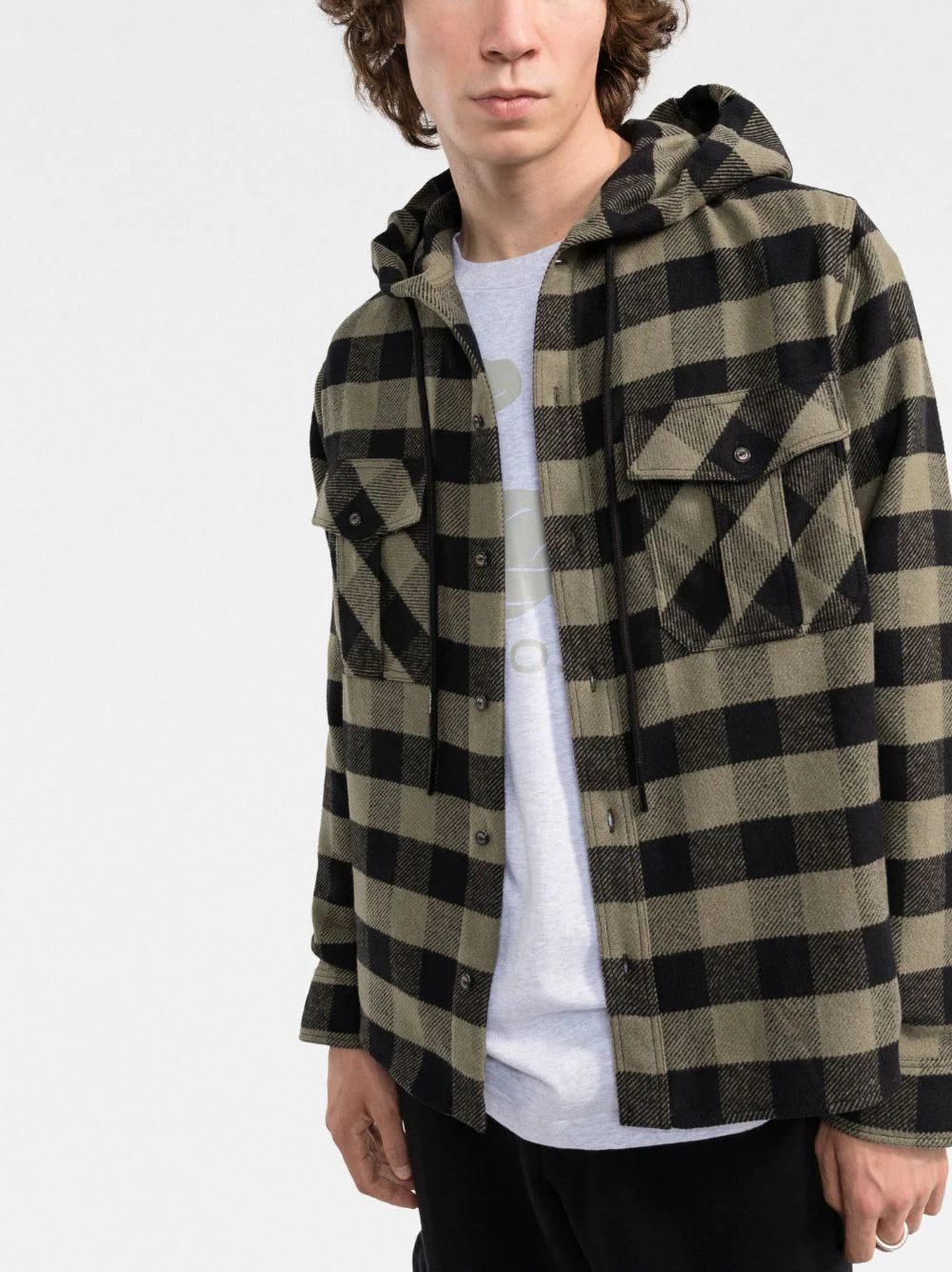 Off-white Arrow-print check shirt - Image 3