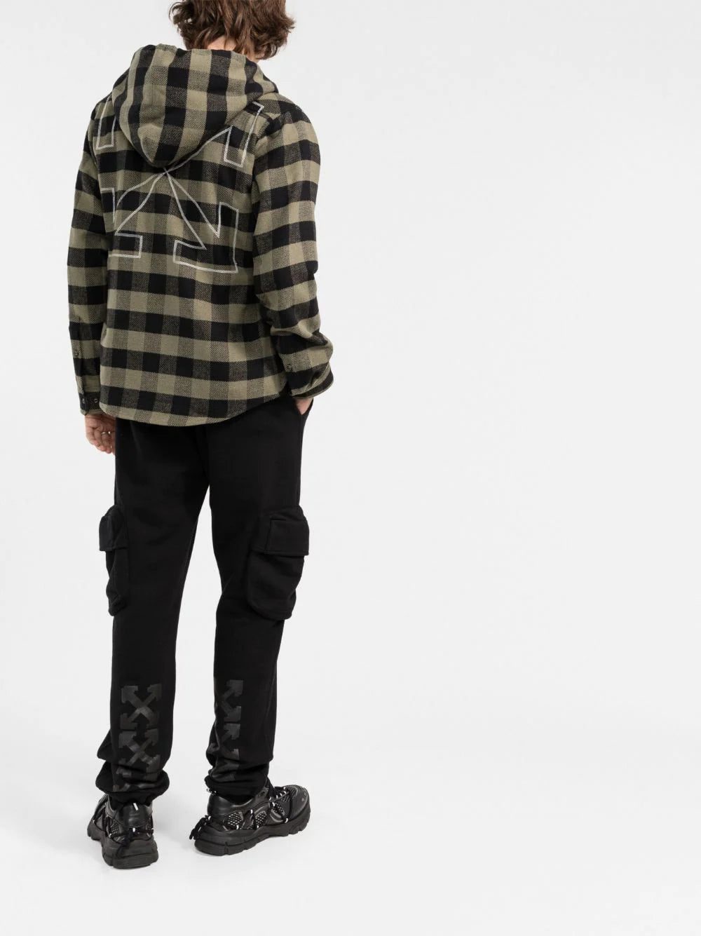 Off-white Arrow-print check shirt - Image 4