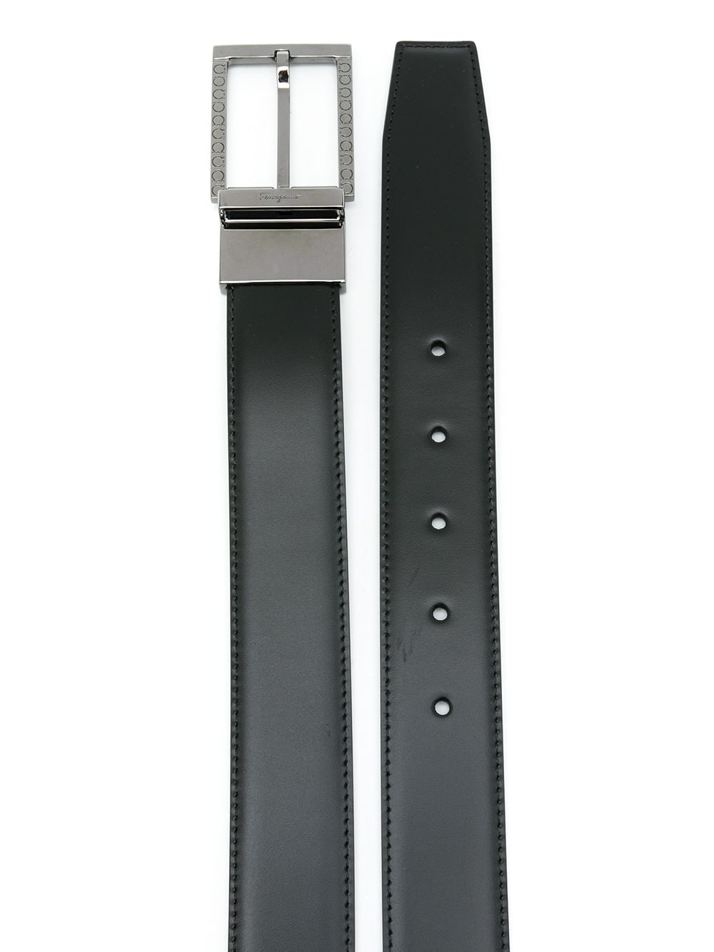 Ferragamo buckle-fastening leather belt - Image 2