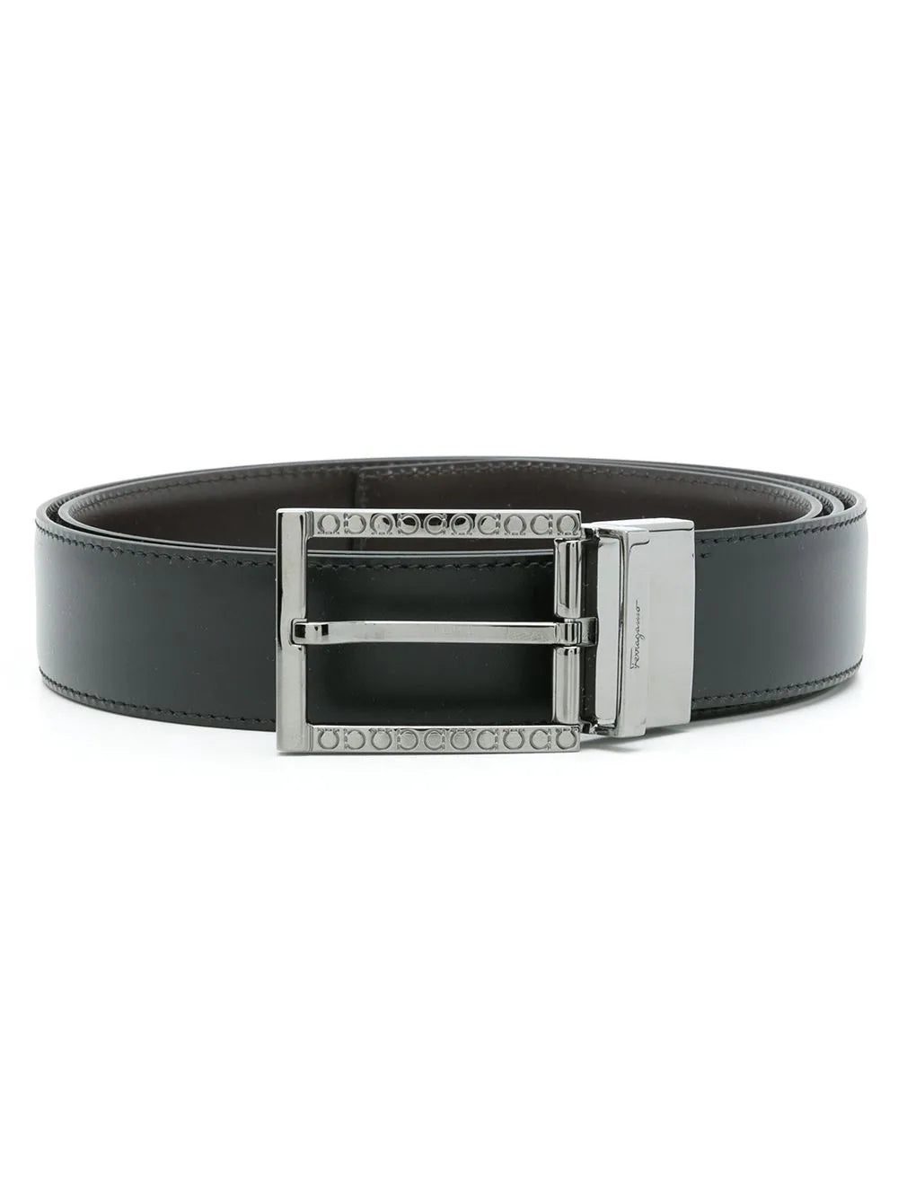 Ferragamo buckle-fastening leather belt