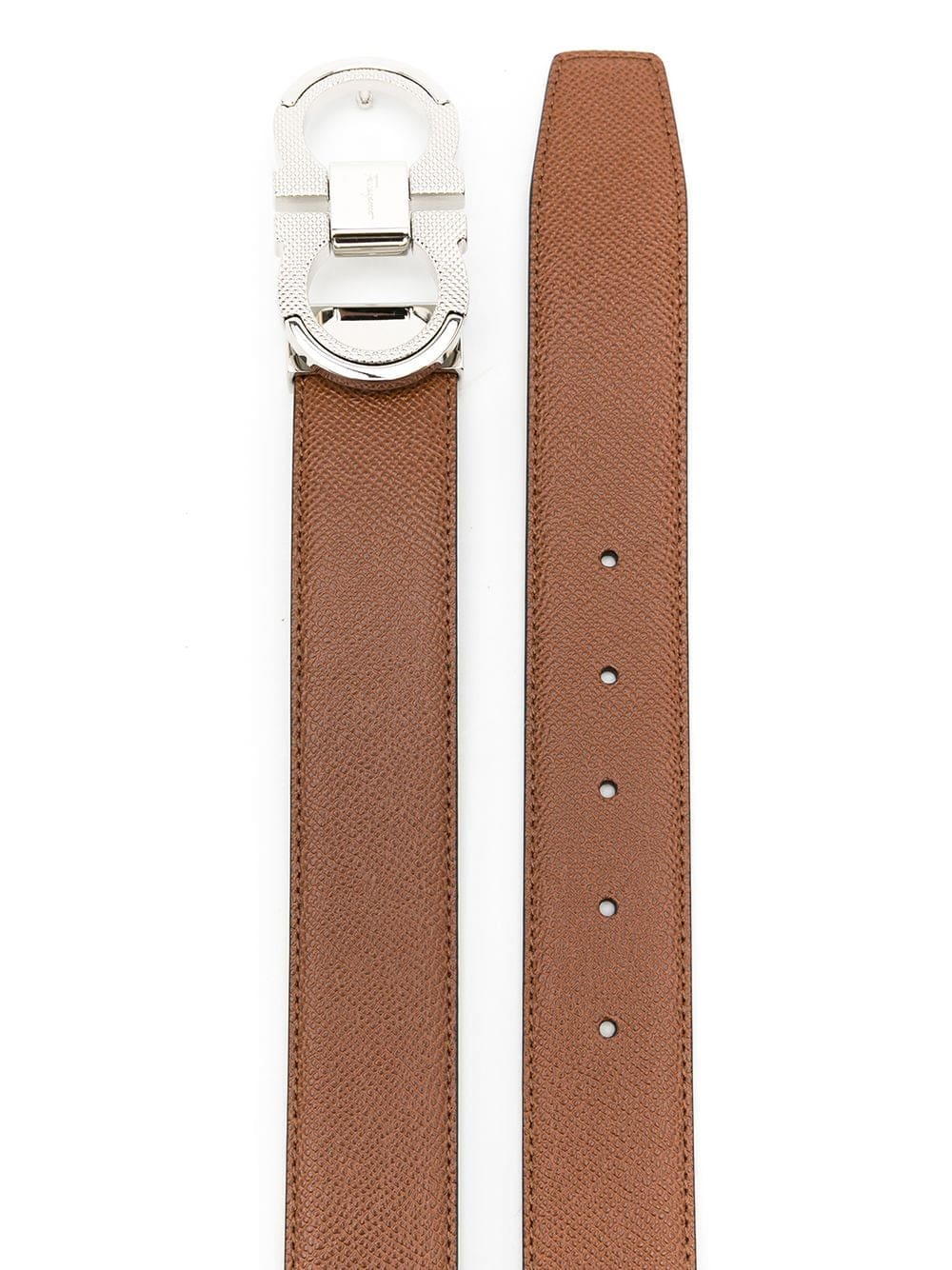 Ferragamo Gancini buckle leather belt - Image 2
